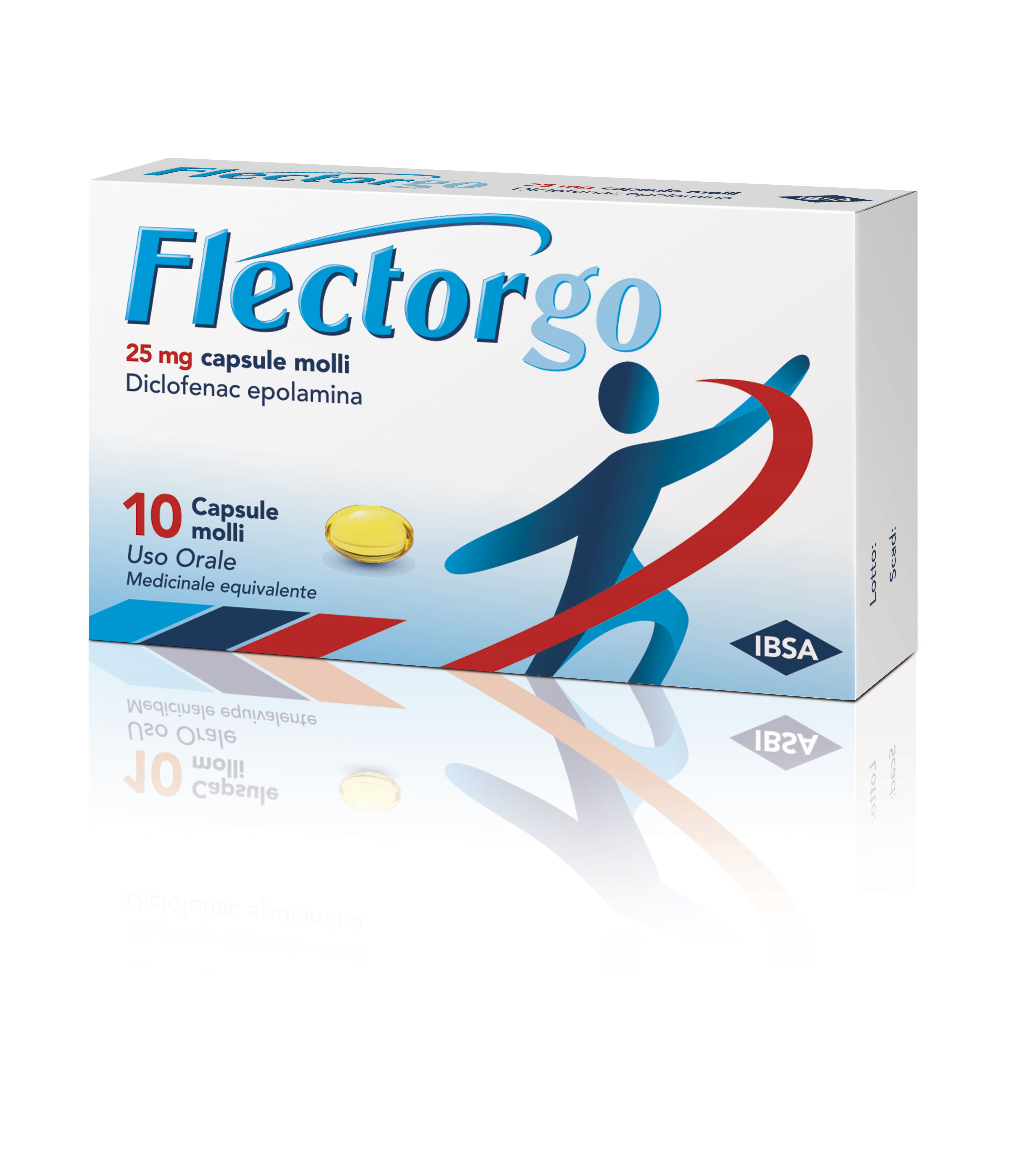FLECTORGO*10CPS MOLLI 25MG - Farmacia Mortise