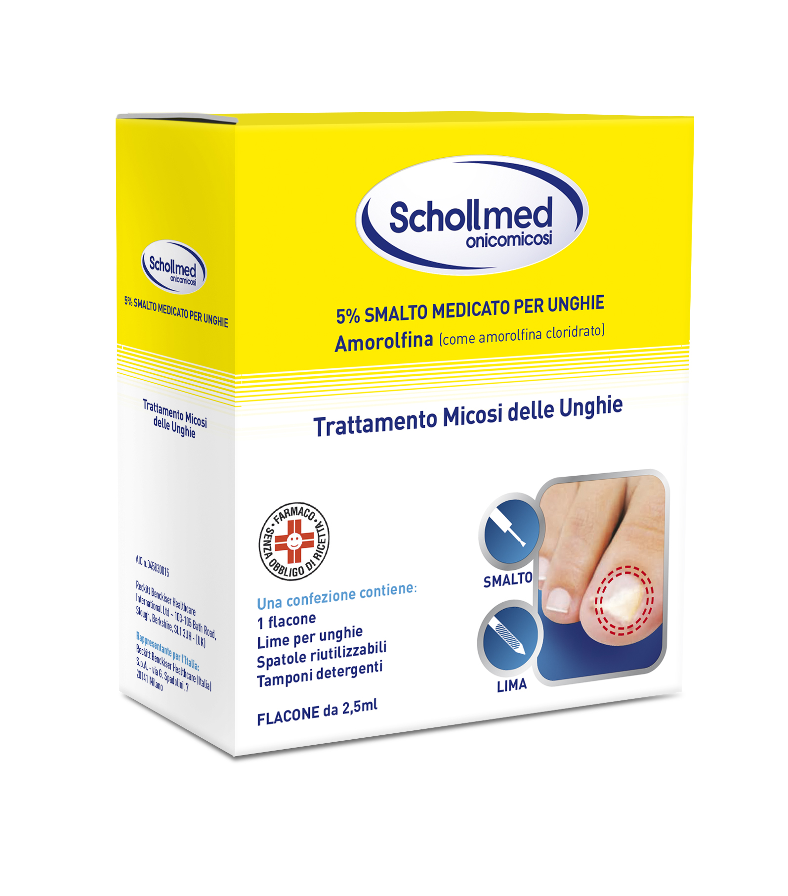 SCHOLLMED ONICOMICOSI*2,5ML 5% - Farmacia Mortise