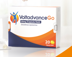VOLTADVANCEGO*20CPS MOLLI 25MG - Farmacia Mortise