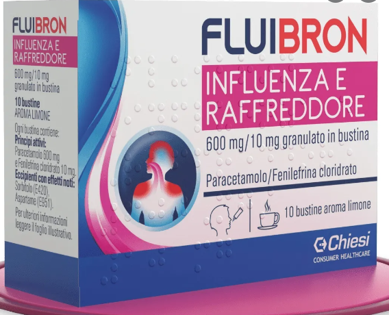 FLUIBRON INFLUENZA E RAFF*10BS - Farmacia Mortise