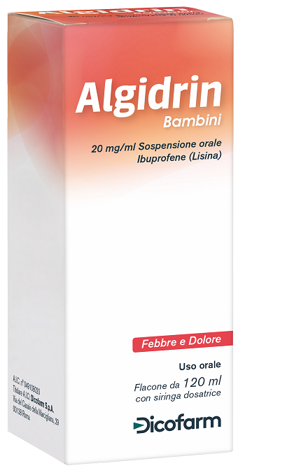 ALGIDRIN*OS 120ML 20MG/ML+SIR - Farmacia Mortise