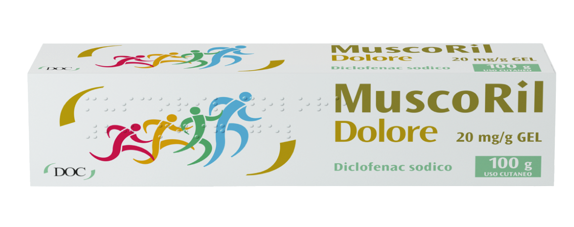MUSCORIL DOLORE*GEL100G 20MG/G - Farmacia Mortise