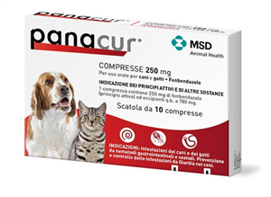 PANACUR*10CPR 250MG - Farmacia Mortise