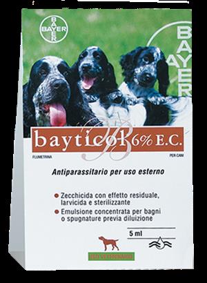 BAYTICOL 6% E.C.*FL VETRO 5ML - Farmacia Mortise