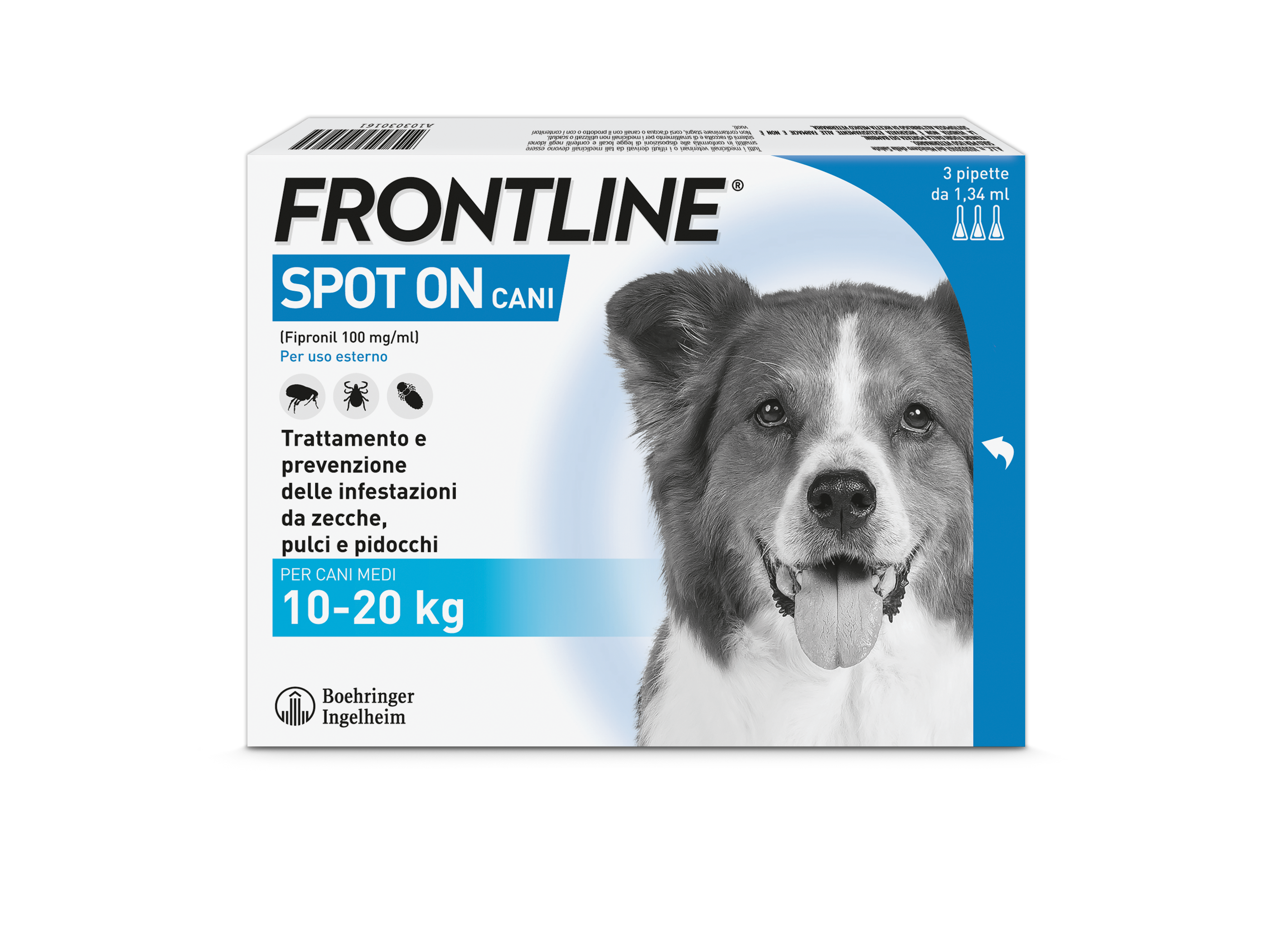 FRONTLINE*3PIP 10-20KG CANI - Farmacia Mortise