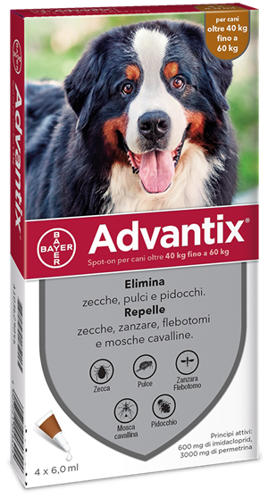 ADVANTIX SPOT ON*4PIP 40-60KG - Farmacia Mortise
