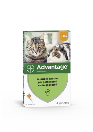 ADVANTAGE*4PIP 0,4ML SPOTON - Farmacia Mortise