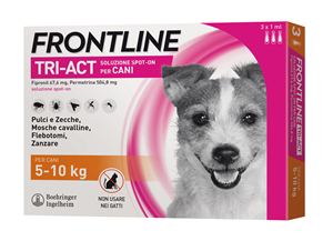 FRONTLINE TRI-ACT*3PIP 5-10KG - Farmacia Mortise