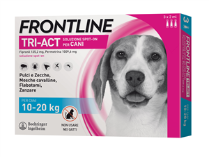 FRONTLINE TRI-ACT*3PIP 10-20KG - Farmacia Mortise