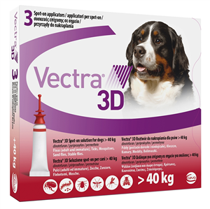 VECTRA 3D*3PIP >40KG ROSSO - Farmacia Mortise