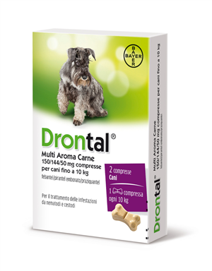 DRONTAL MULTI AR CARNE*2CPR - Farmacia Mortise