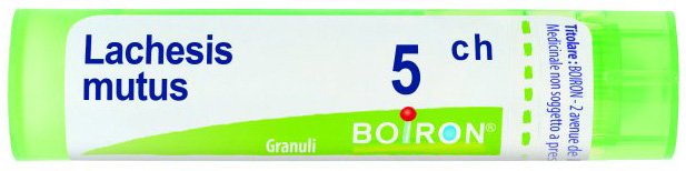 LACHESIS MUTUS 5 CH GRANULI - Farmacia Mortise