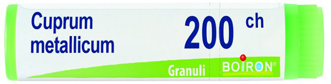 CUPRUM METALLICUM 200 CH GLOBULI - Farmacia Mortise
