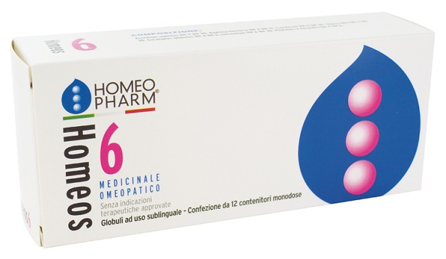 HOMEOS 6 GLOBULI 15 TUBI - Farmacia Mortise