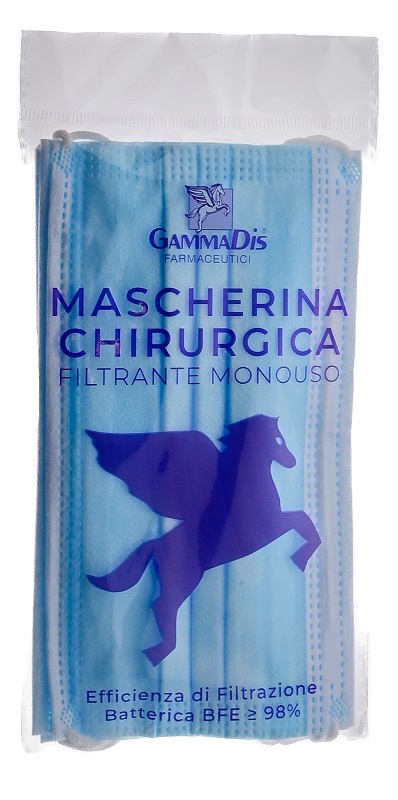 MASCHERINA CHIRURGICA 3 PEZZI GAMMADIS - Farmacia Mortise