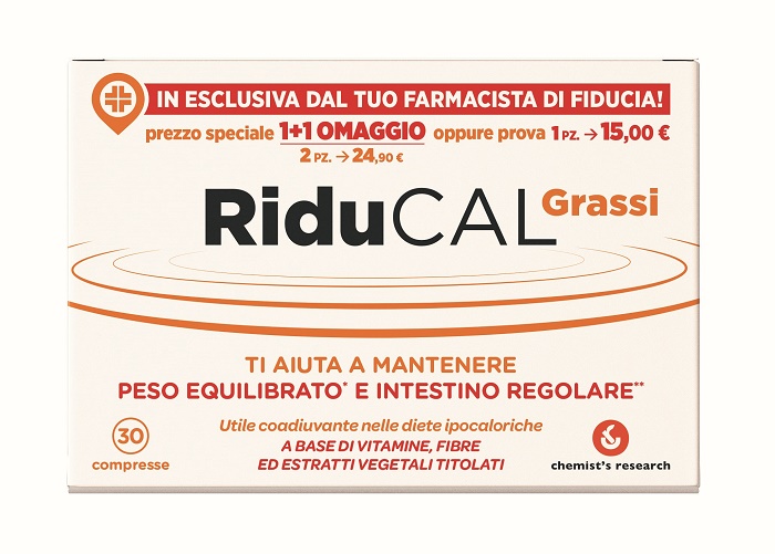 RIDUCAL GRASSI 30 COMPRESSE - Farmacia Mortise