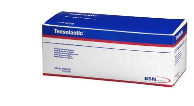 BENDA ELASTICA ORLATA TENSOLASTIC IPOALLERGENICA 6X500 CM 1 PEZZO - Farmacia Mortise