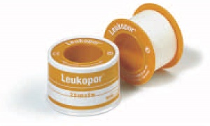 CEROTTO IN ROCCHETTO LEUKOPOR IPOALLERGENICO TESSUTO NON TESSUTO BIANCO 1,25X500 CM - Farmacia Mortise