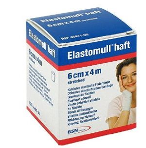 BENDA ELASTICA AUTOADESIVA ELASTOMULL HAFT COMPRESSIONE FORTE 6X400 CM - Farmacia Mortise