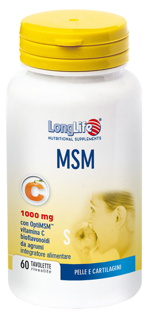LONGLIFE MSM 1000 MG 60 TAVOLETTE - Farmacia Mortise
