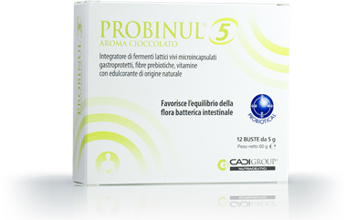 PROBINUL 5 12 BUSTINE 5 G AROMA CIOCCOLATO - Farmacia Mortise