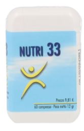 NUTRI 33 60 COMPRESSE - Farmacia Mortise