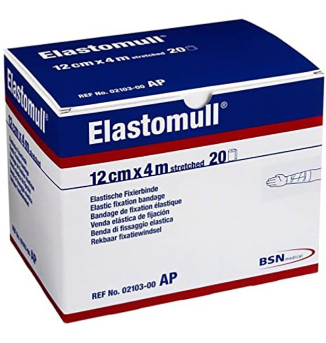 BENDA ELASTICA ELASTOMULL 12X400 CM - Farmacia Mortise