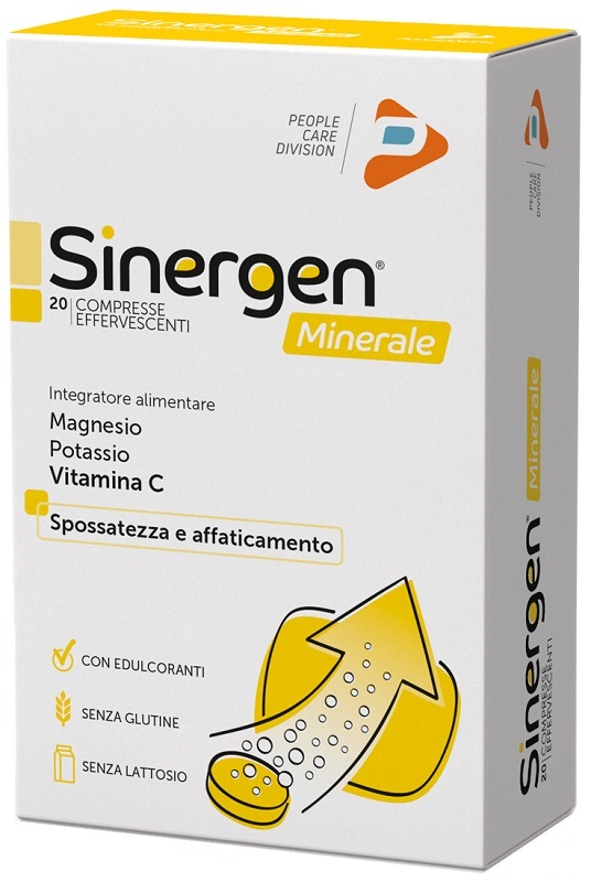 SINERGEN MINERALE LIMONE 20 COMPRESSE EFFERVESCENTI - Farmacia Mortise