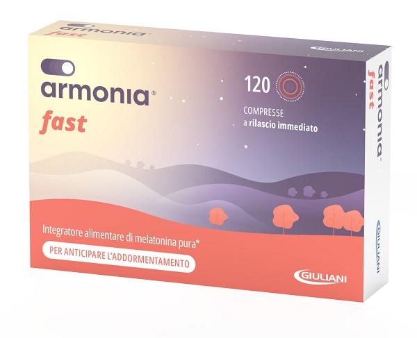ARMONIA FAST 1 MG MELATONINA 120 COMPRESSE - Farmacia Mortise