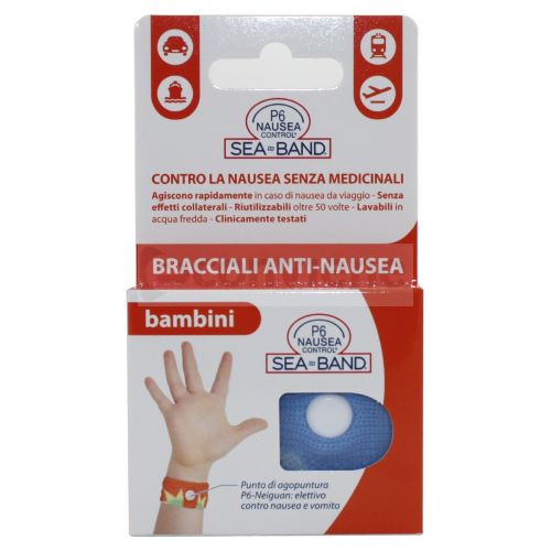 BRACCIALE ANTI NAUSEA PER BAMBINI P6 NAUSEA CONTROL 2 PEZZI - Farmacia Mortise