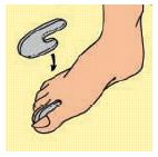 DISTANZIATORE PER DITA GEL TOE SPREADER S - Farmacia Mortise