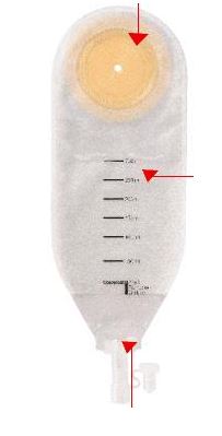 SACCA PER DRENAGGIO DELLE FERITE COLOPLAST CAPACITA' MIDI 300ML 20 PEZZI ARTICOLO 2245 - Farmacia Mortise