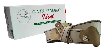 CINTO ERNIARIO IDEAL IN TESSUTO ELASTICO FORTE DESTRO GRIGIO FRANGIATO 105CM - Farmacia Mortise