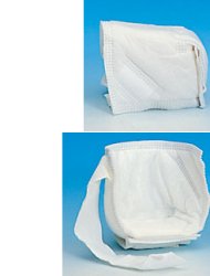 GOMITIERA/TALLONIERA IN TESSUTO NON TESSUTO CON DOPPIA IMBOTTITURA OVATTATA. REGOLABILE TRAMITE CINTURINO DI FISSAGGIO IN VELCRO. ASSORBENTI E TRASPIRANTI - Farmacia Mortise