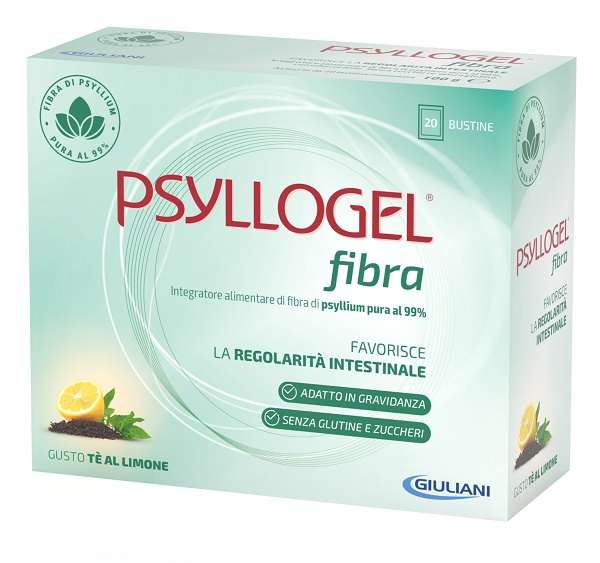 PSYLLOGEL FIBRA TE LIMONE 20 BUSTINE - Farmacia Mortise