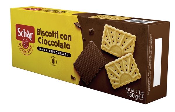 SCHAR BISCOTTO CON CIOCCOLATO DARK CHOCOLATE 150 G - Farmacia Mortise