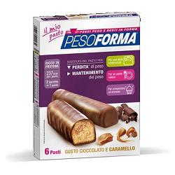 PESOFORMA BARRETTA CIOCCOLATO CARAMELLO 12 X 31 G - Farmacia Mortise