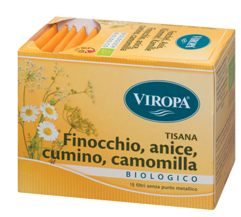 VIROPA FINOCCHIO/CUMINO/ANICE/CAMOMILLA BIO 15 BUSTINE - Farmacia Mortise