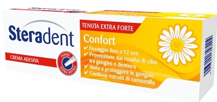 STERADENT COMFORT CREMA ADESIVA CON CAMOMILLA TUBO 40 G - Farmacia Mortise