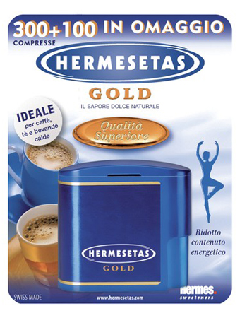 HERMESETAS GOLD 300+100 COMPRESSE 20 G - Farmacia Mortise