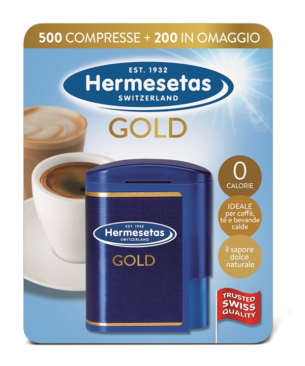 HERMESETAS GOLD 500+200 COMPRESSE 35 G - Farmacia Mortise