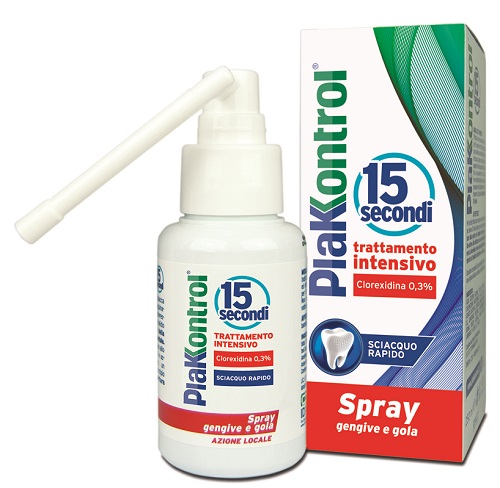 PLAKKONTROL 15 SECONDI COLLUTORIO SPRAY 50 ML - Farmacia Mortise