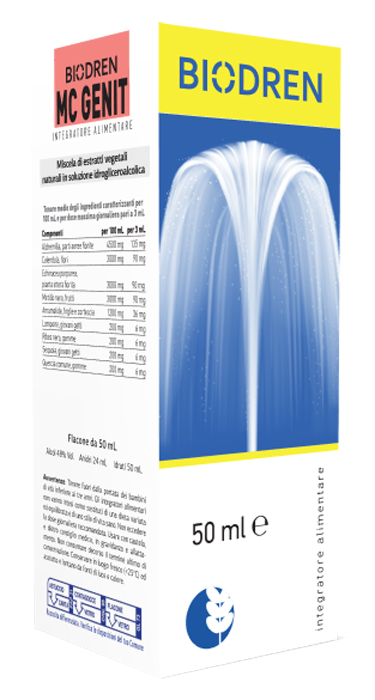 BIODREN MC GENIT SOLUZIONE IDROALCOLICA 50 ML - Farmacia Mortise