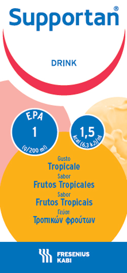SUPPORTAN DRINK FRUTTI TROPICALI 4 FLACONI X 200 ML - Farmacia Mortise