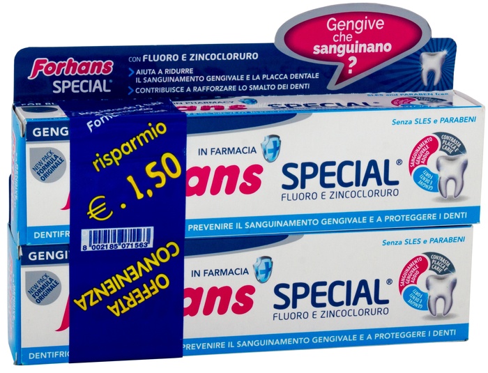 FORHANS SP DENTIF 2X75ML - Farmacia Mortise