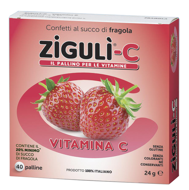 ZIGULI C FRAGOLA 40 CONFETTI 24 G - Farmacia Mortise