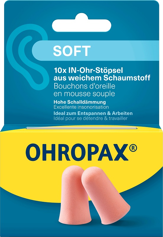 OHROPAX SOFT TAPPI AURICOLARI 10 PEZZI - Farmacia Mortise