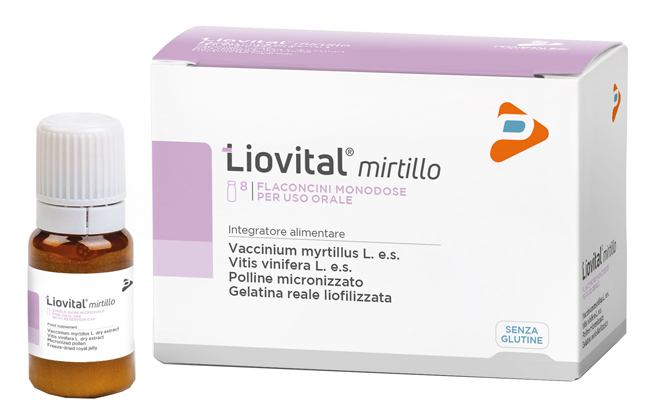 LIOVITAL MIRTILLO 8 FLACONCINI 10 ML - Farmacia Mortise