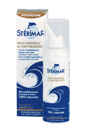 STERIMAR NASO SENSIBILE AL RAFFREDDORE ACQUA DI MARE SPRAY 100 ML - Farmacia Mortise