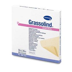GARZA PARAFFINATA GRASSOLIND 5X5CM 10 PEZZI - Farmacia Mortise